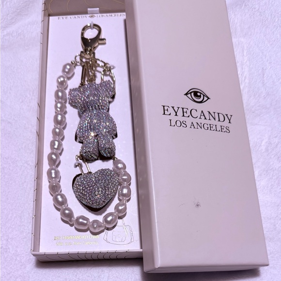 eye candy Accessories - Eye Candy LosAngeles Bear and Rhinestones with Pearls